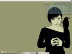 XFCE4 with gDesklets running on Gentoo 2005.0