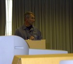 chuck speaks at peg session