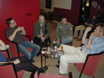From the left: Kristian Eklund, Johan Gullden, Fergus Incoronato, Giulio Fidente, Gunne Steen